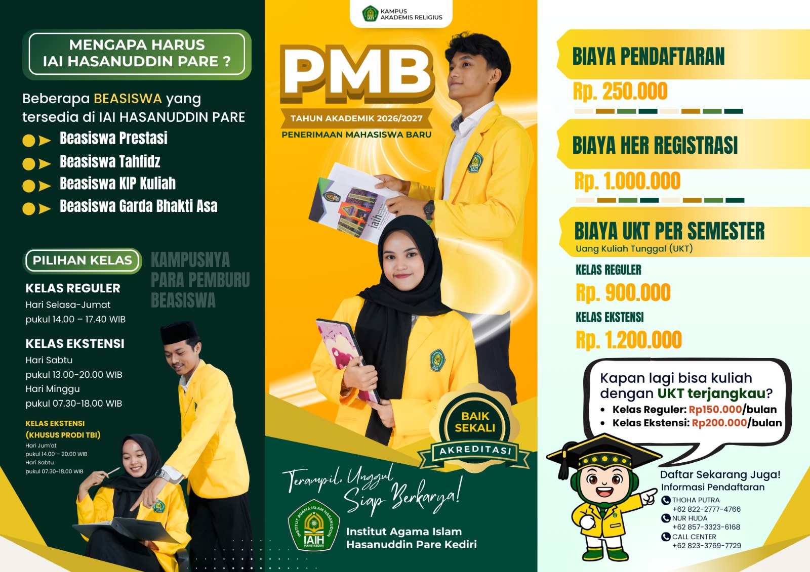 Flyer PMB IAIH halaman 2